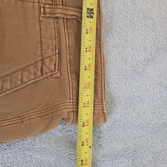 Anthropologie Pants Women's 36x27 (Tag 32) Beige Tan The Wanderer Cargo Pockets - Picture 4 of 14